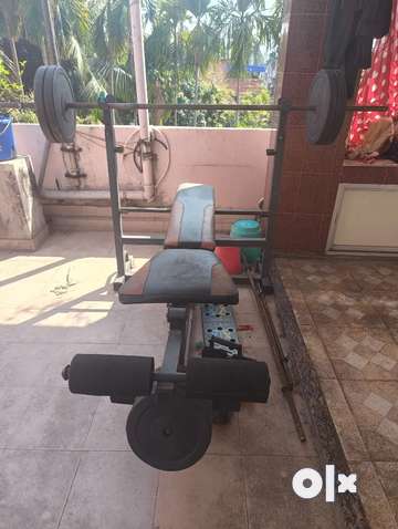 Multipurpose gym bench online olx