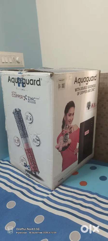 New Aquaguard Water Purifier with Copper and Zinc Booster