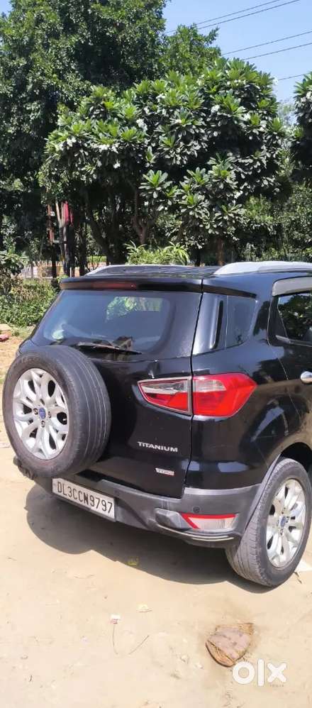 Black Colour Ecosport Titanium