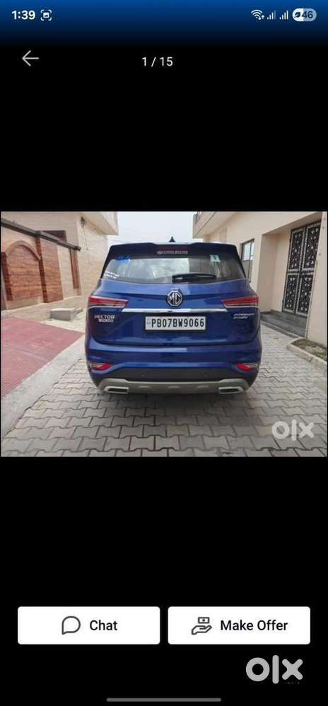Mg Hector Plus 2020 Diesel 43500 Km Driven