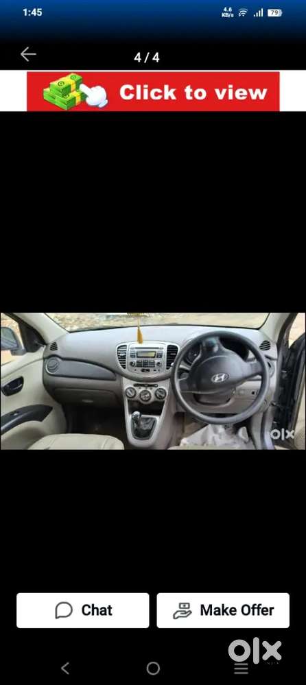 Hyundai I10 Petrol 2012 With Company Fitted Lpg