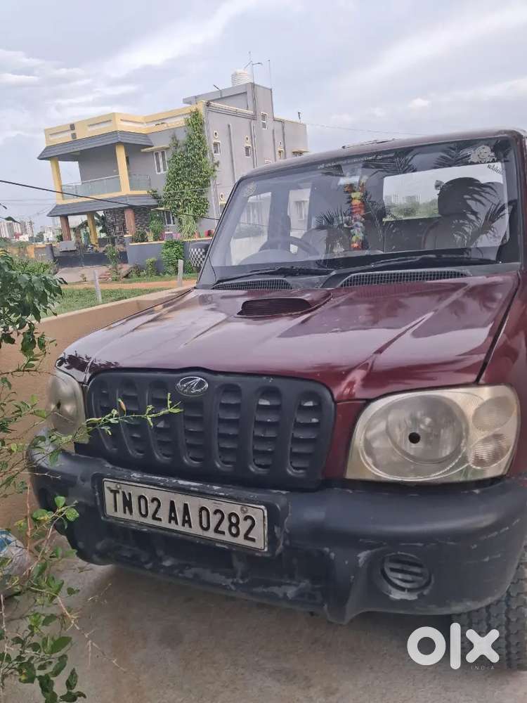 Mahindra Scorpio 2006 Diesel 9 Seater 4th Owner Apple Red Full Running