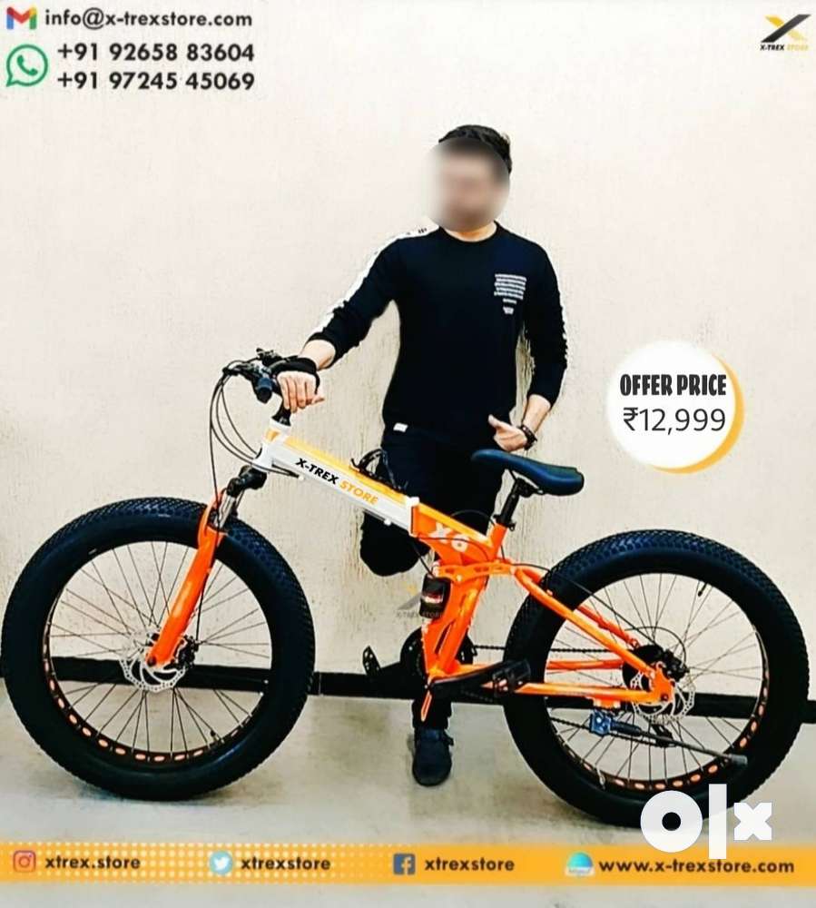 Fat tyre foldable online cycle