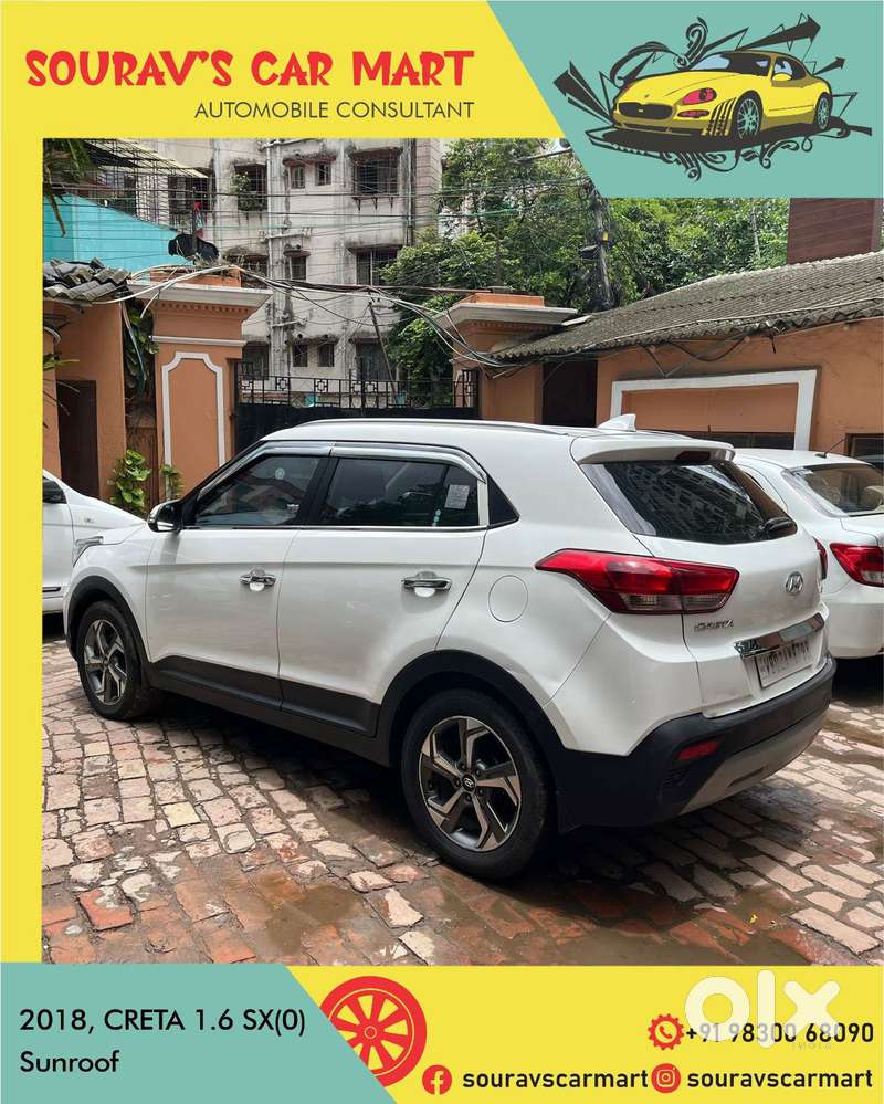 Hyundai Creta 1.6 Sx (o) Vtvt, 2018, Petrol