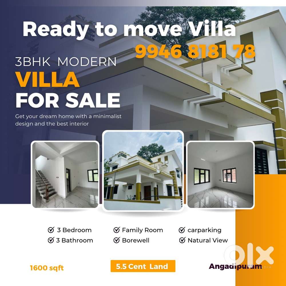 Ready to move villa for sale