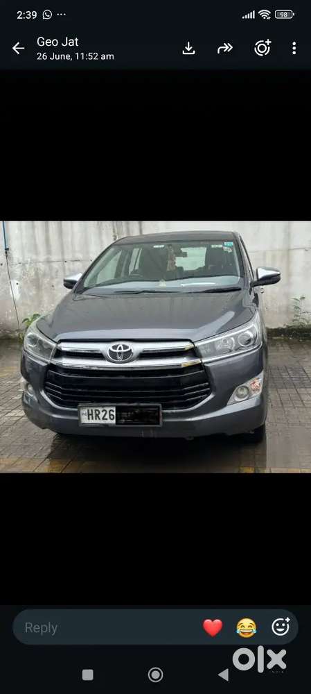 Toyota Innova Crysta 2017 Mt Diesel Dr Owned