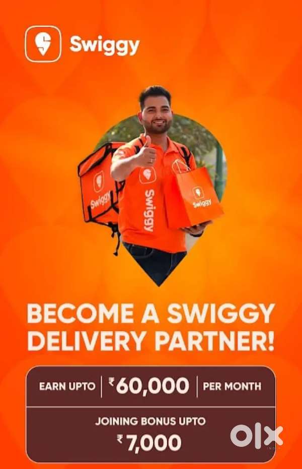 Swiggy delivery job part/full time