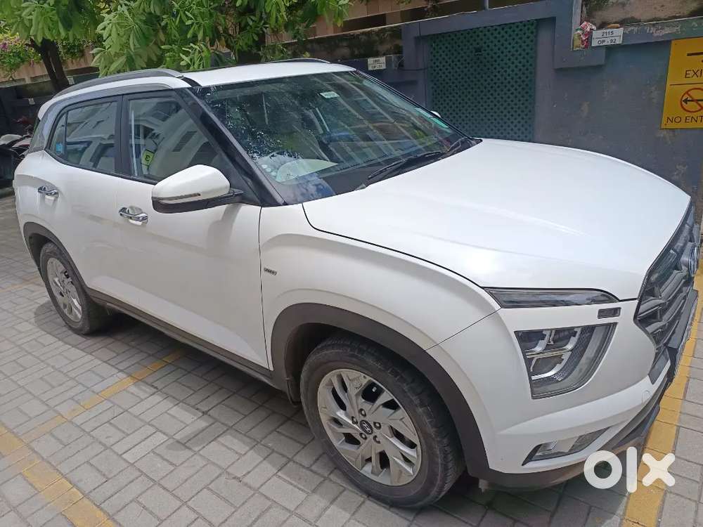 Hyundai Creta 2020 Sx Ivt Automatic White  Single Owner  < 40k Km