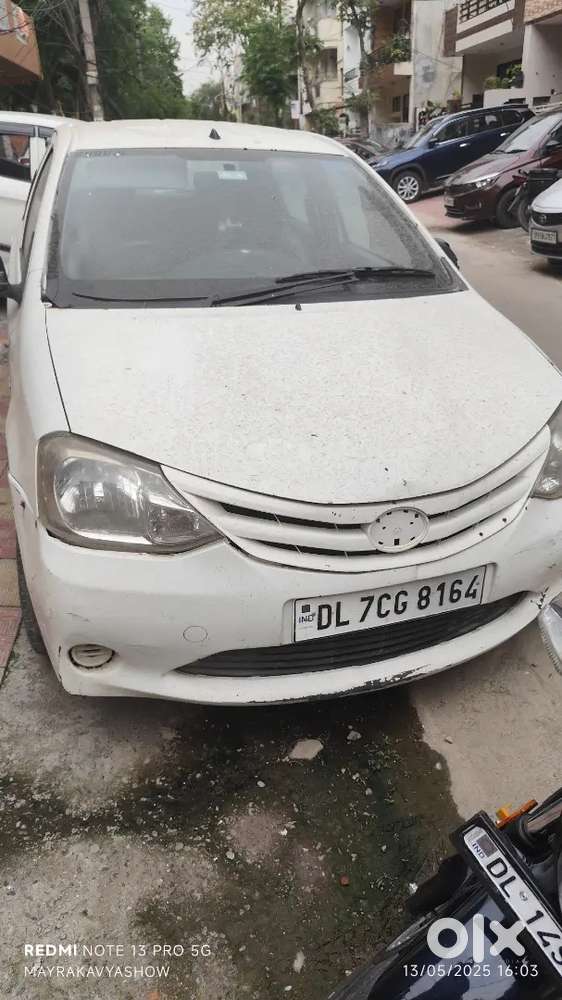 Toyota Etios 2011 Petrol 95000 Km Driven