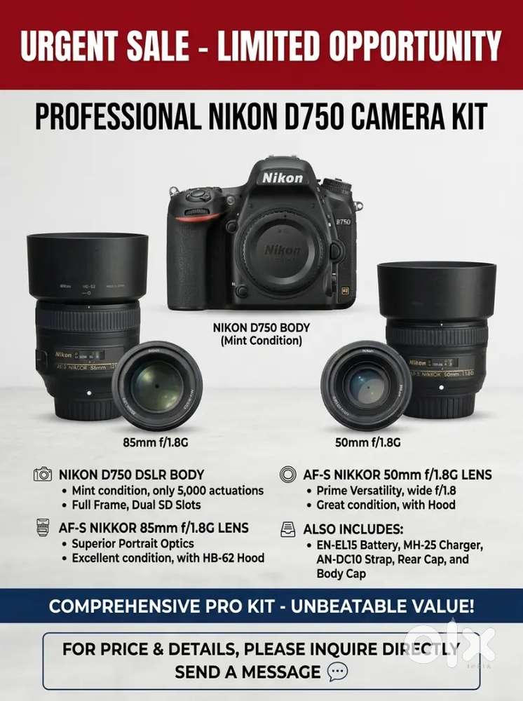 Nikon D750 all kit