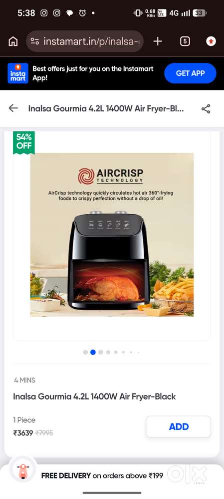 Air Fryer @ Sale for just 2k
