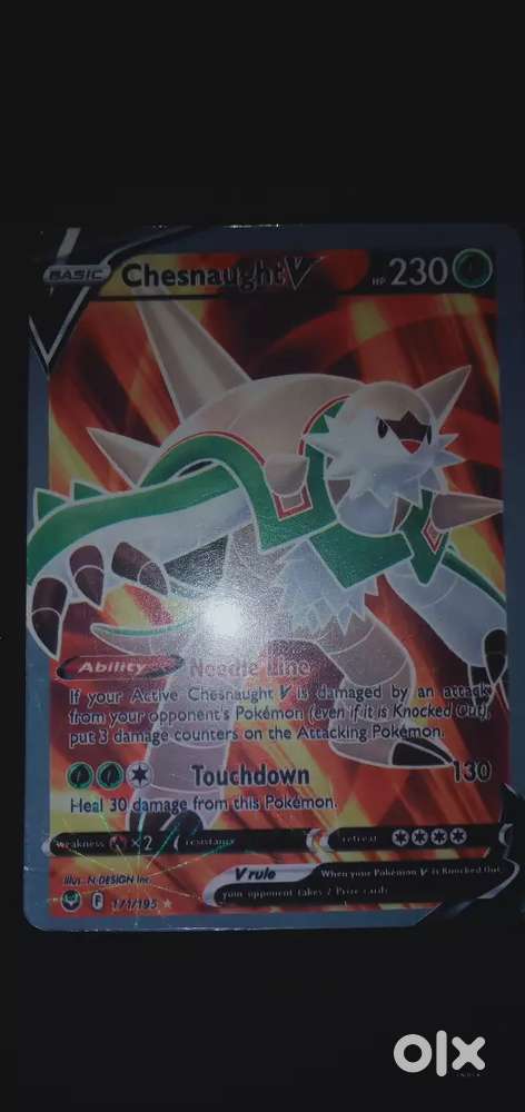 chesnaught pokemon card Pokemon TCG Chesnaught XY Break Through Pre Release Stamped Promo #XY6  EJ Cards Card Number / Rarity Chesnaught V Pokmon card, HP