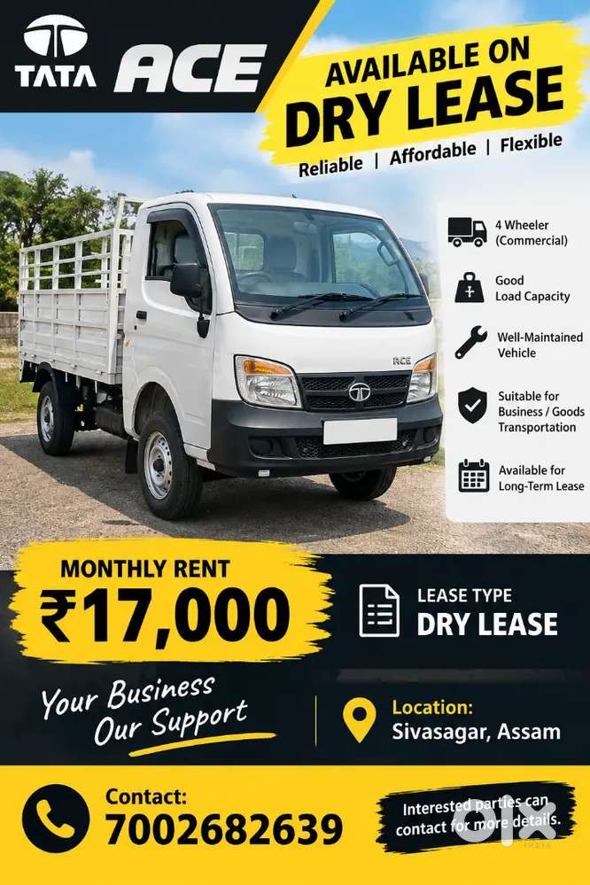 Dry lease tata ace diesel