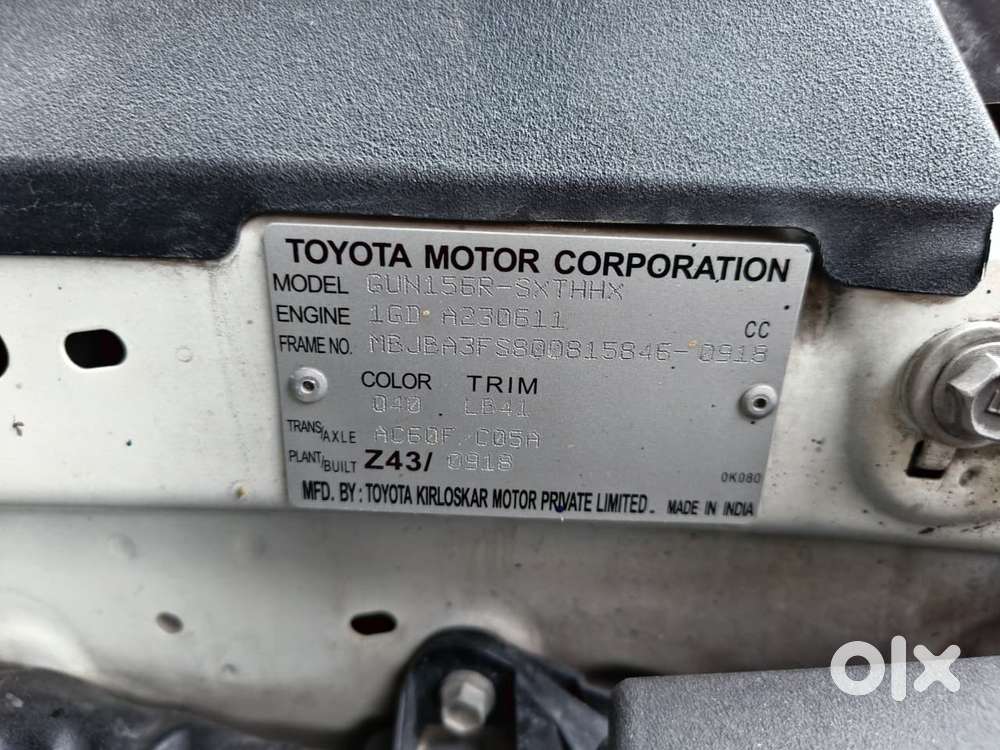 Toyota Fortuner 3.0 4x4 Automatic, 2018, Diesel