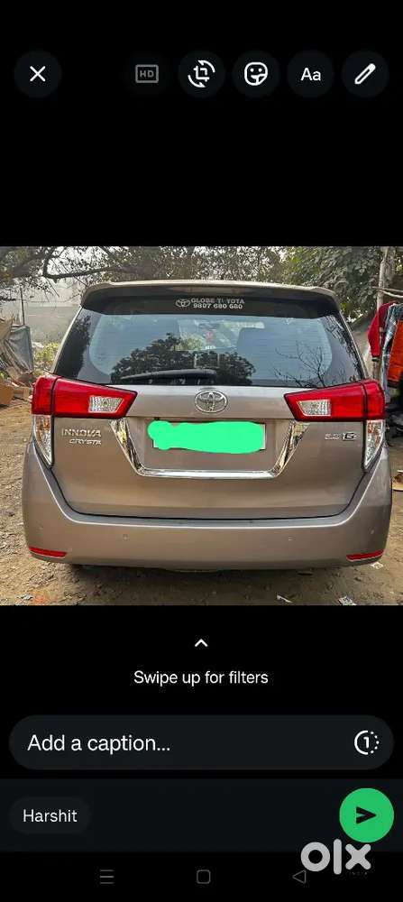 Toyota Innova Crysta 2019 Diesel 71000 Km Driven Scratchlesscondition