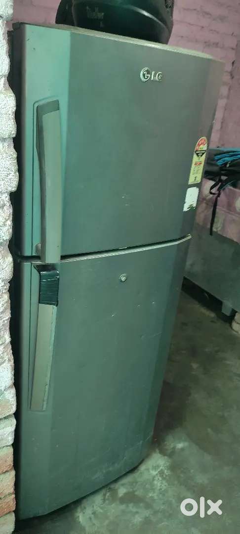 Counter & LG double door fridge