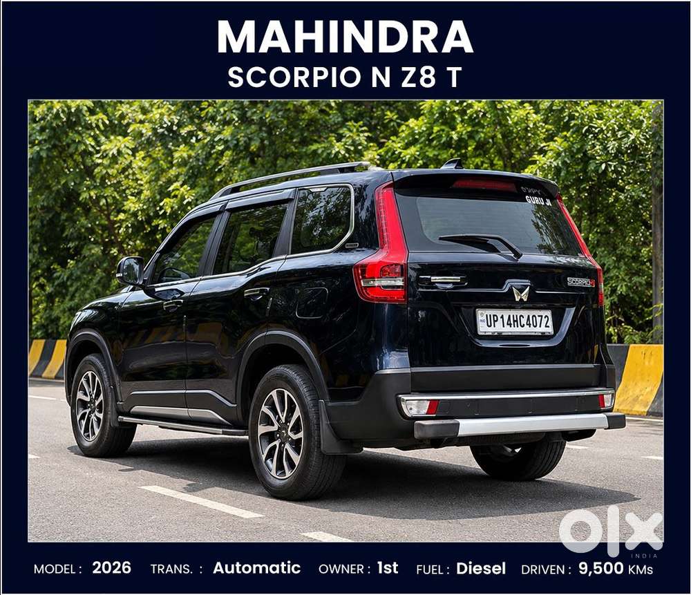 Mahindra Scorpio N Z8 L Diesel At 2wd 7 Str, 2026, Diesel