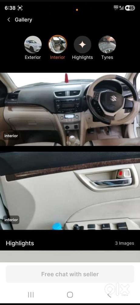Maruti Dzire Petrol 2015