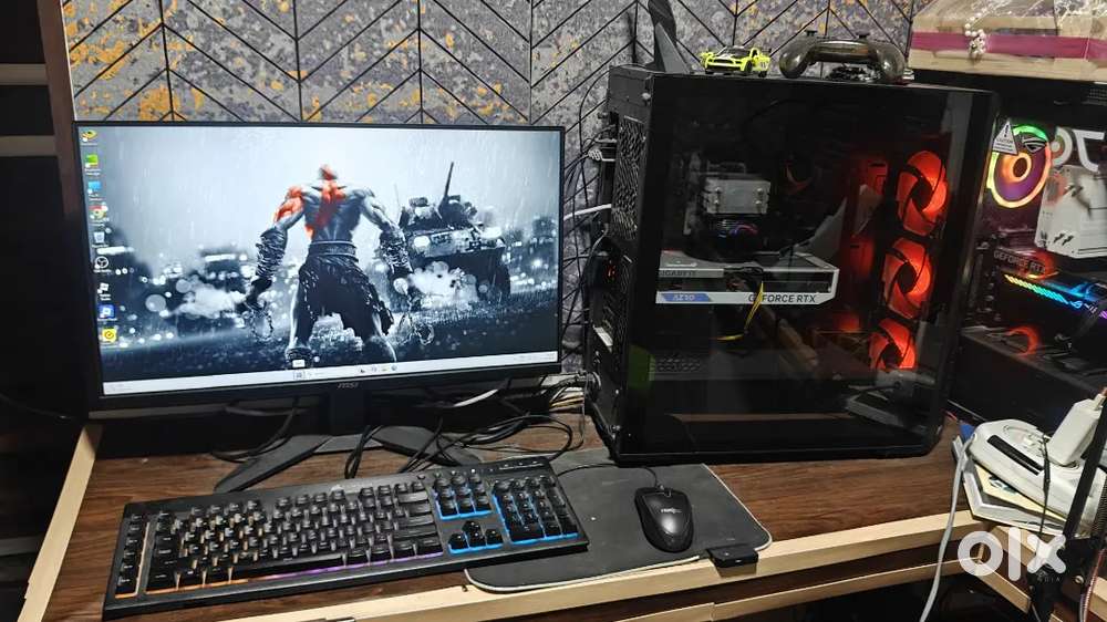 High-end work and gaming setup