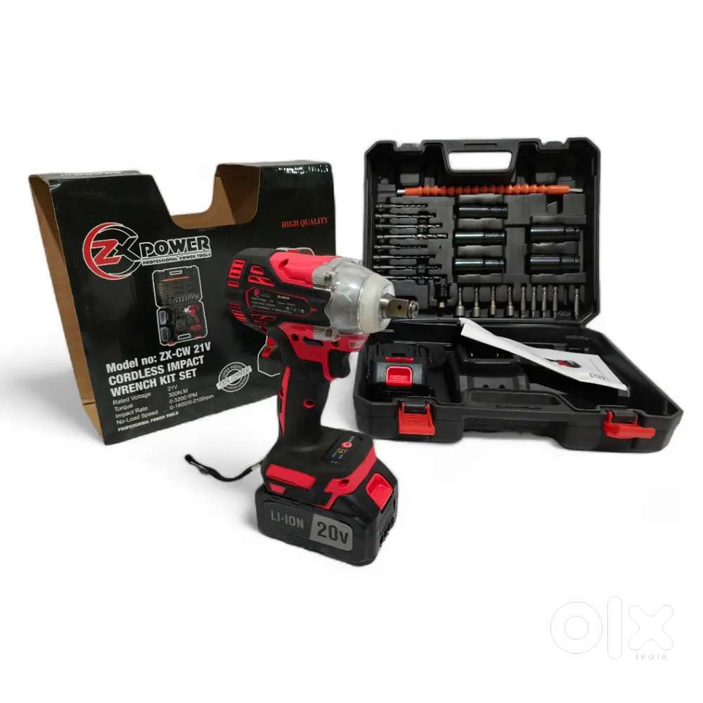 Zx Power Cordless Impact Wrench Kit - Other Household Items in