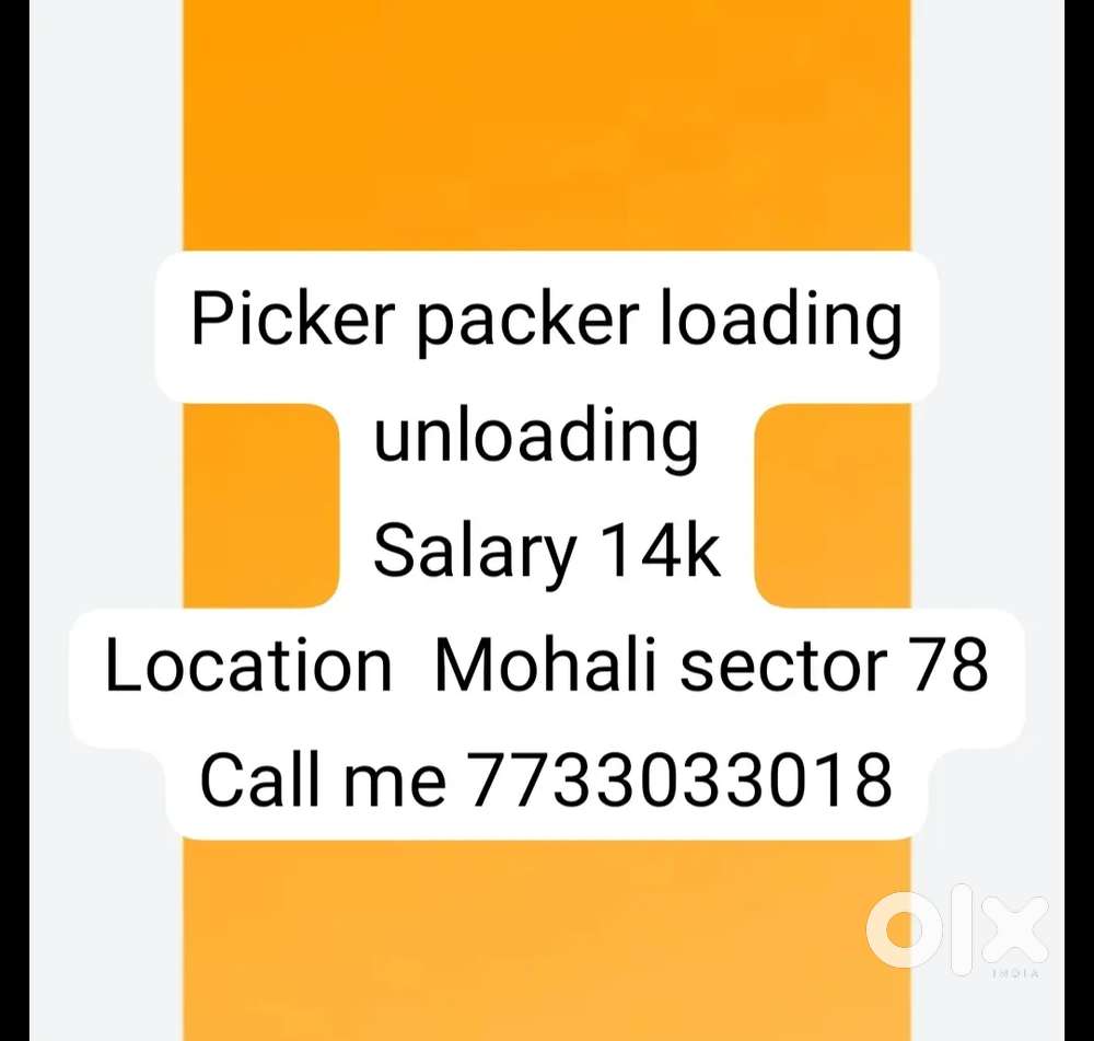 Mohali sector 78 picker packer