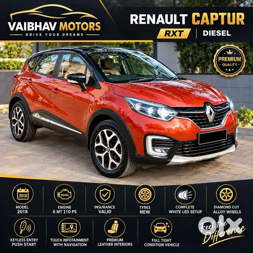 Renault Captur 1.5 Rxt Dual Tone Diesel, 2018, Diesel