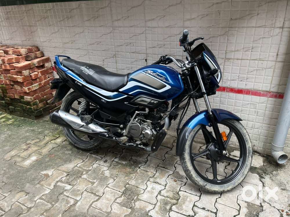 Blue Super Splendor 2021 New Model I3s Sky Blue Bike Motorcycles