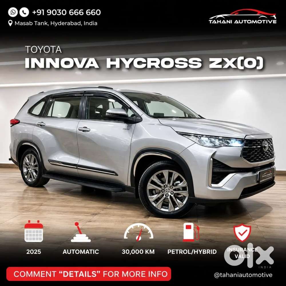 Toyota Innova Hycross 2.0 Zx (o) Hybrid 7 Str, 2025, Petrol