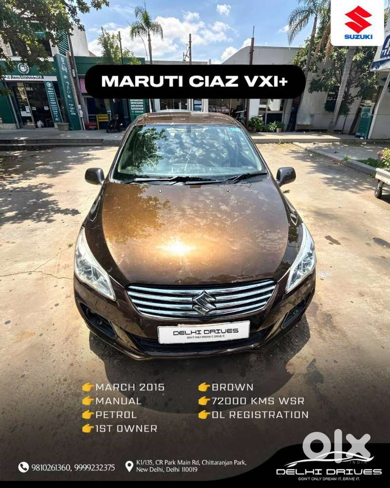 Maruti Suzuki Ciaz Vxi Plus, 2015, Petrol