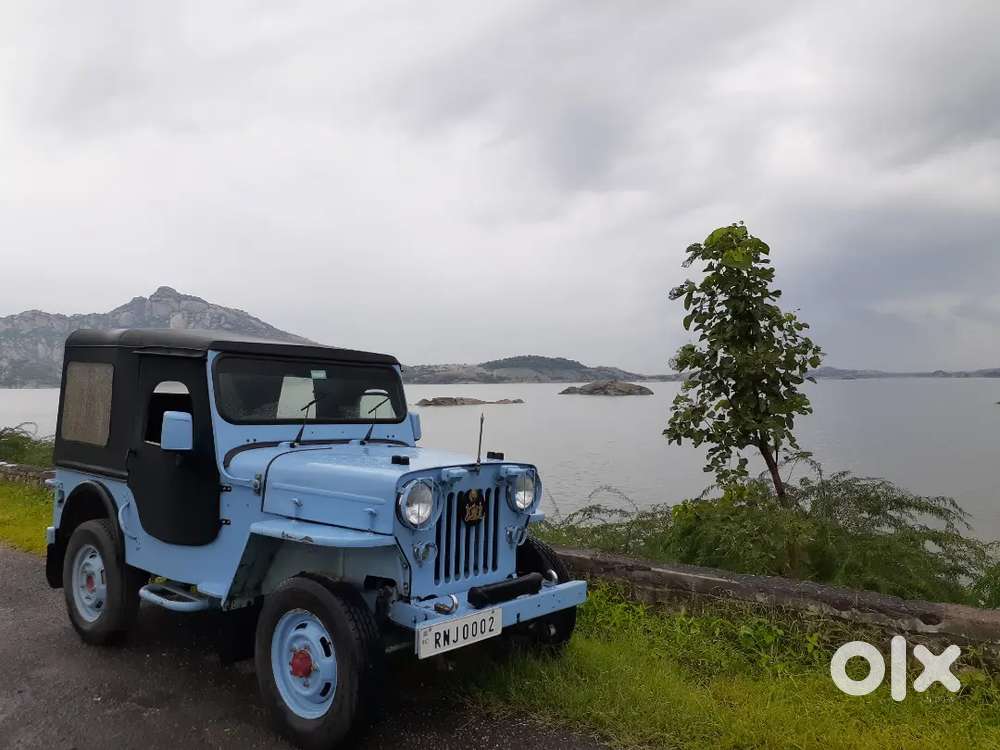 Rnj0002 Vip Number Mahindra Jeep Cj 1983 Model