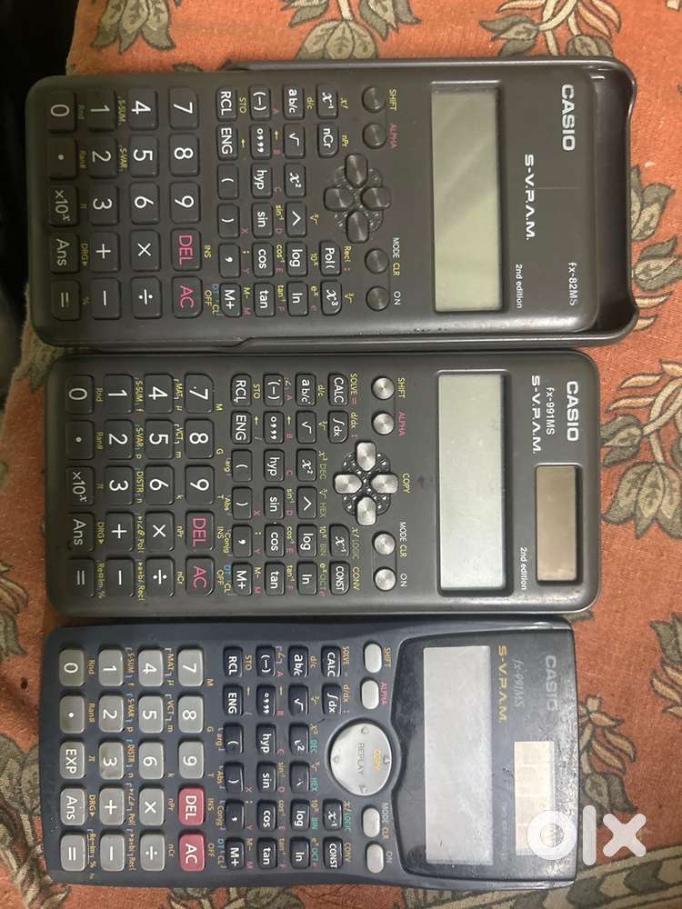 Casio Scientific Calculators – Set of 3  ₹2,000