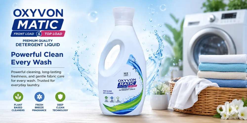 Oxyvon matic Top &front load detergent liquid