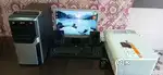 ACER Desktop & Monitor Set With HP Deskjet 3 in 1 Printer