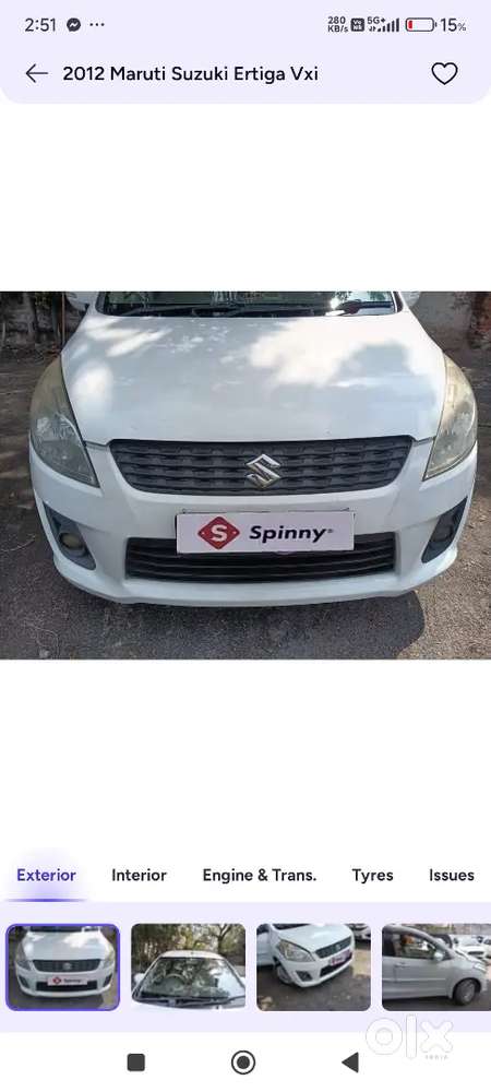 Maruti Suzuki Ertiga 2012 Cng & Hybrids 66000 Km Driven