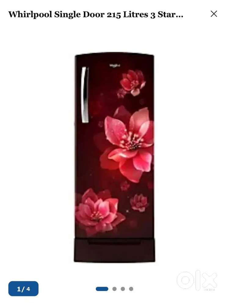 Whirlpool 215 ltr refrigerator with cooling impact - Fridges in