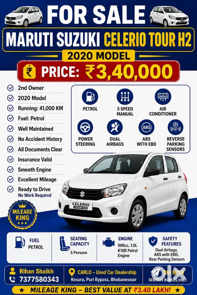 Celerio 2020 Petrol 45k Good Condition Urgent Sale
