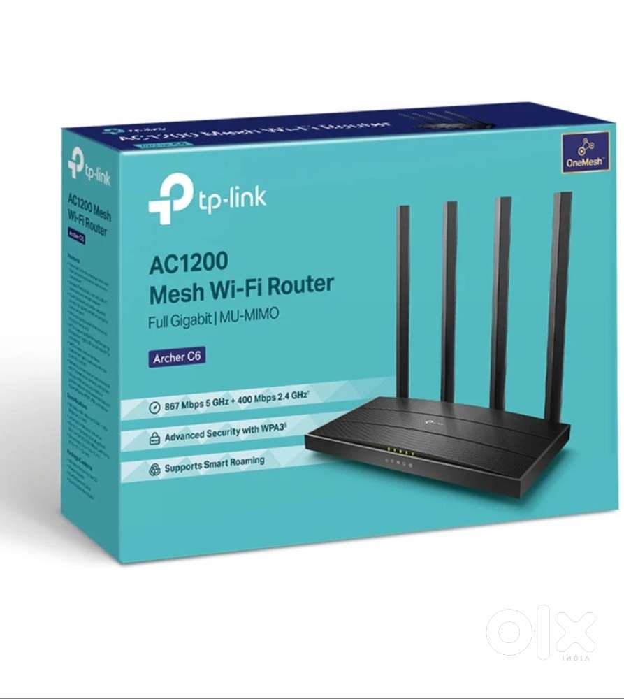 TP-Link Archer C6 AC1200 Dual Band Wi-Fi Route