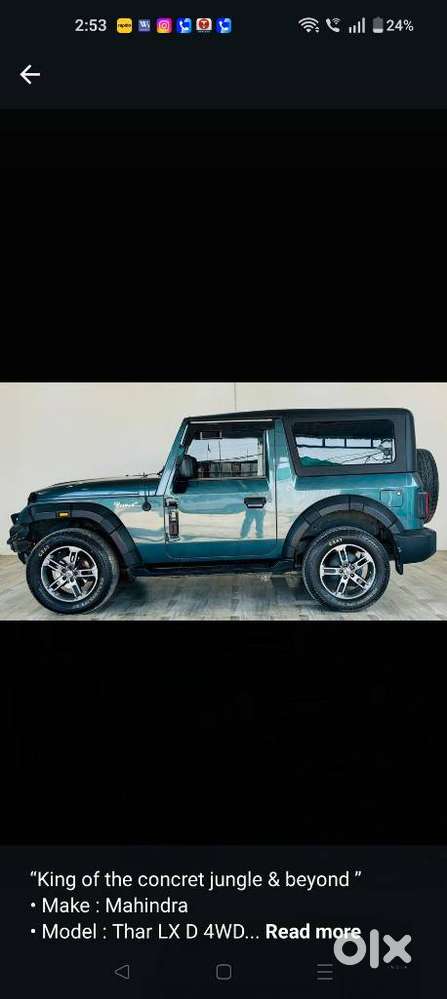 Mahindra Thar Lx 4x4 Hardtop, 2022, Diesel