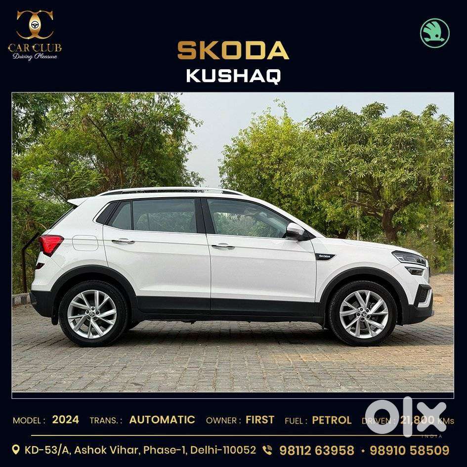 Skoda Kushaq 1.0 Tsi Style At (6 Airbags), 2024, Petrol