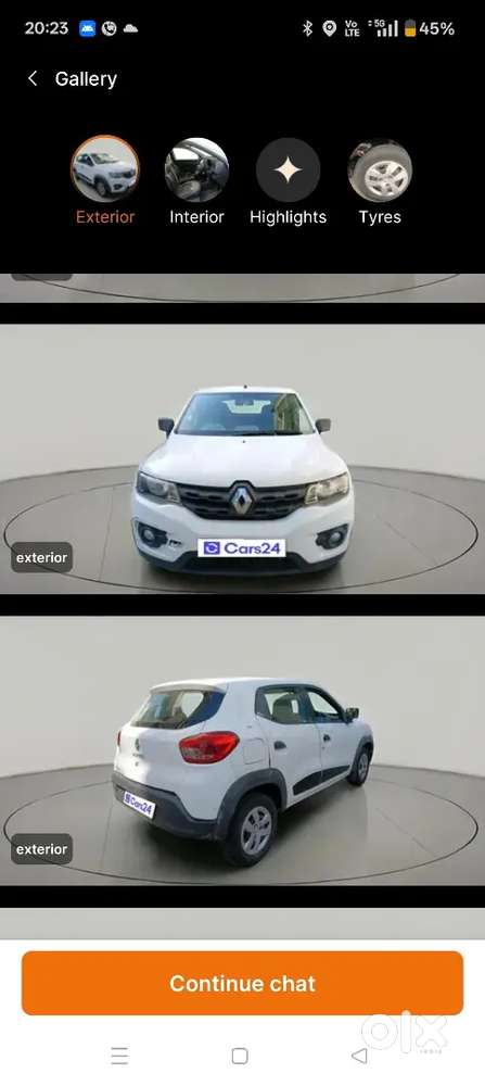 2016 Renault Kwid Petrol Manual, 44000 Km.