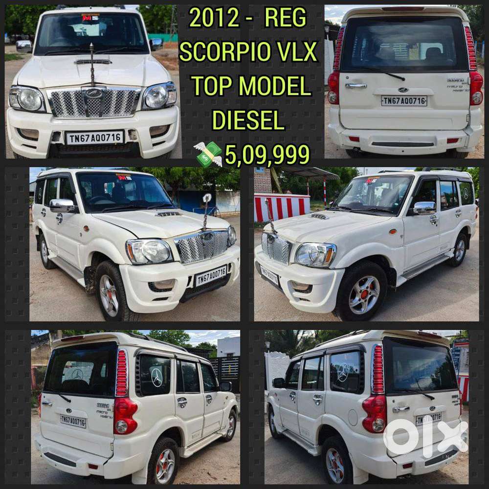Mahindra Scorpio 2009-2014 Vlx 2wd Airbag Bsiii, 2012, Diesel