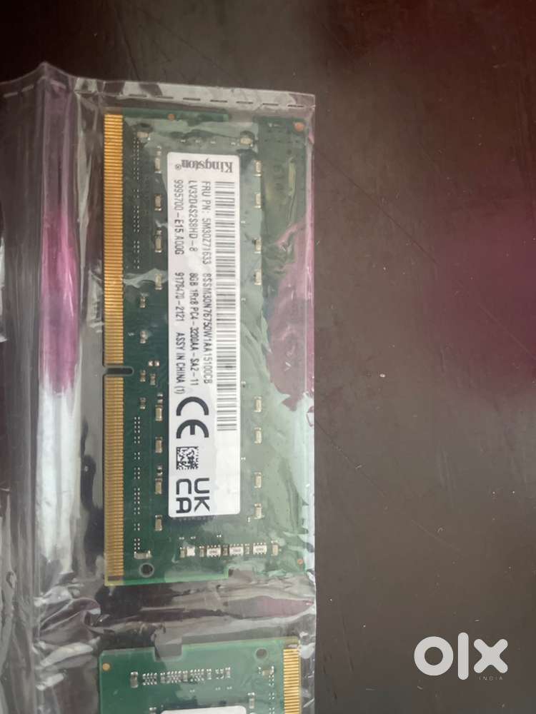8GB x 2 ram sticks ddr4 3200Hz for laptop