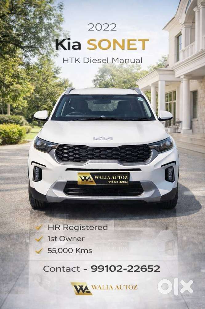 Kia Sonet Htk D, 2022, Diesel