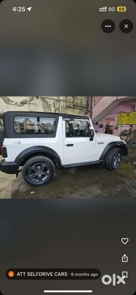 Mahindra Thar Lx 4-str Hard Top Mt, 2024, Diesel