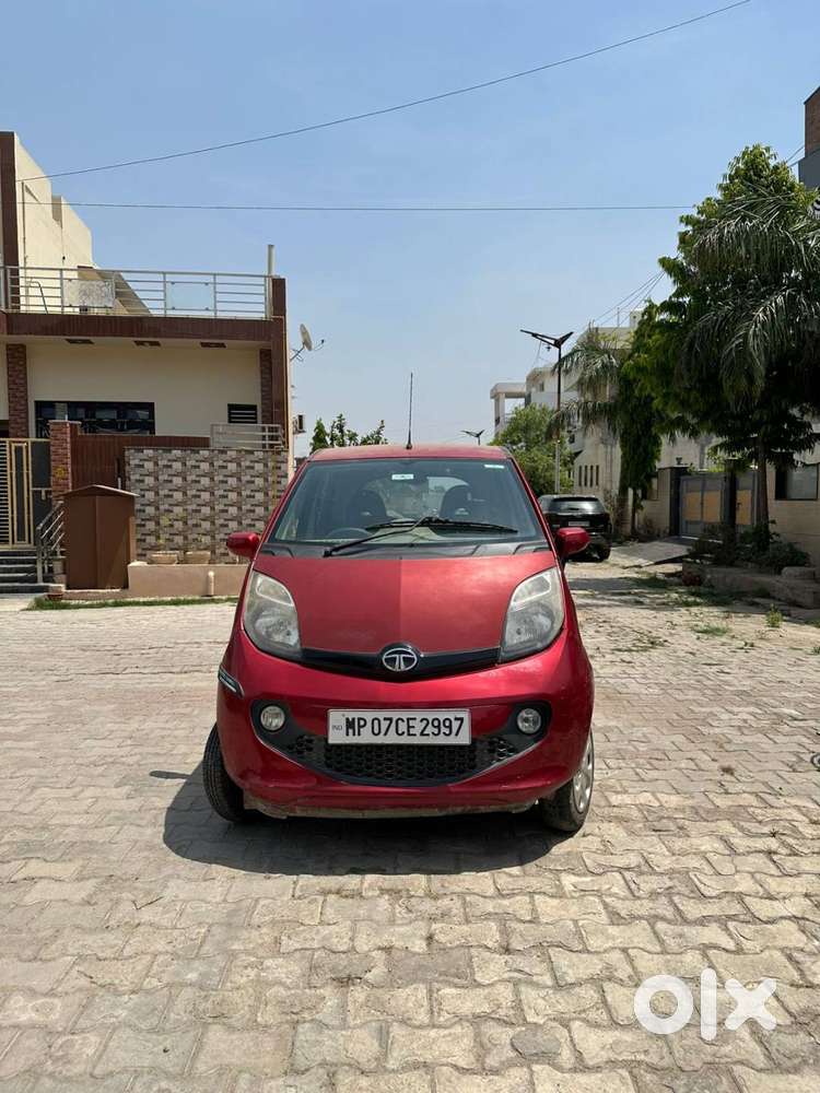 Red Tata Nano Top Petrol Variant Automatic- 12700 Km, Tyres Like New!