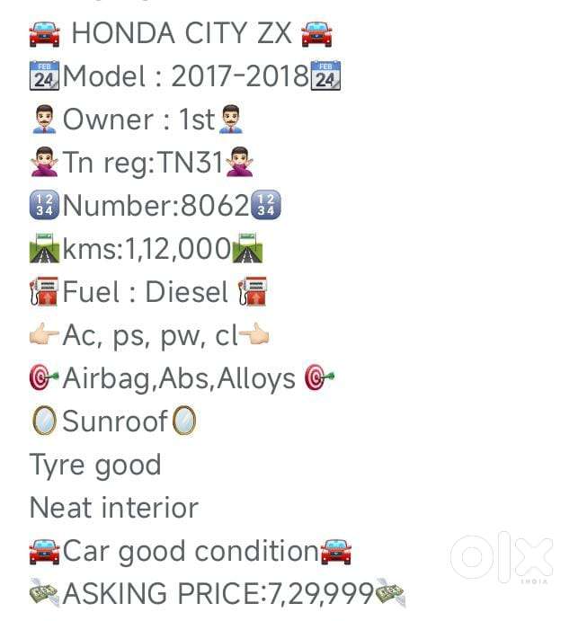 Honda City I-dtec Zx, 2018, Diesel