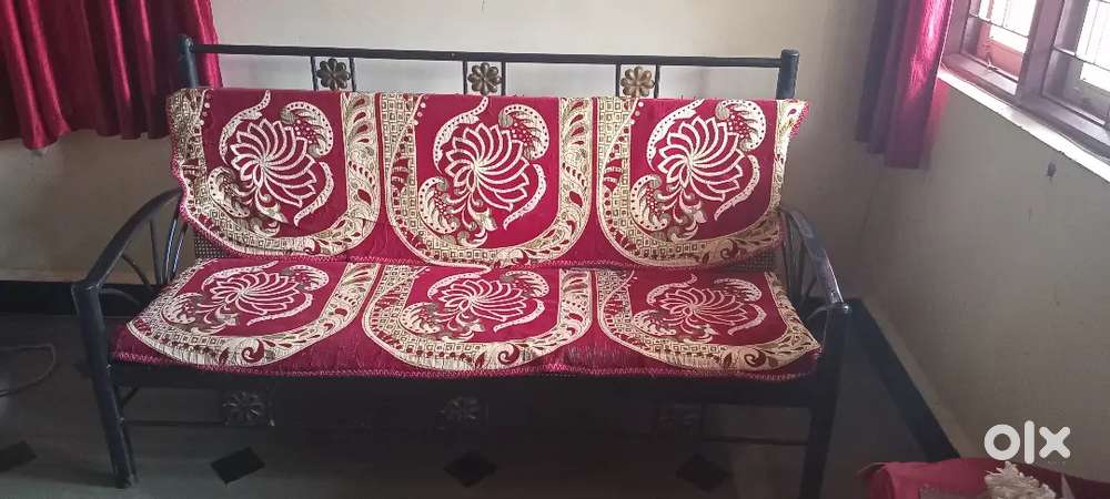 Metal sofa Rs 4000/- and Diwan 4000/-