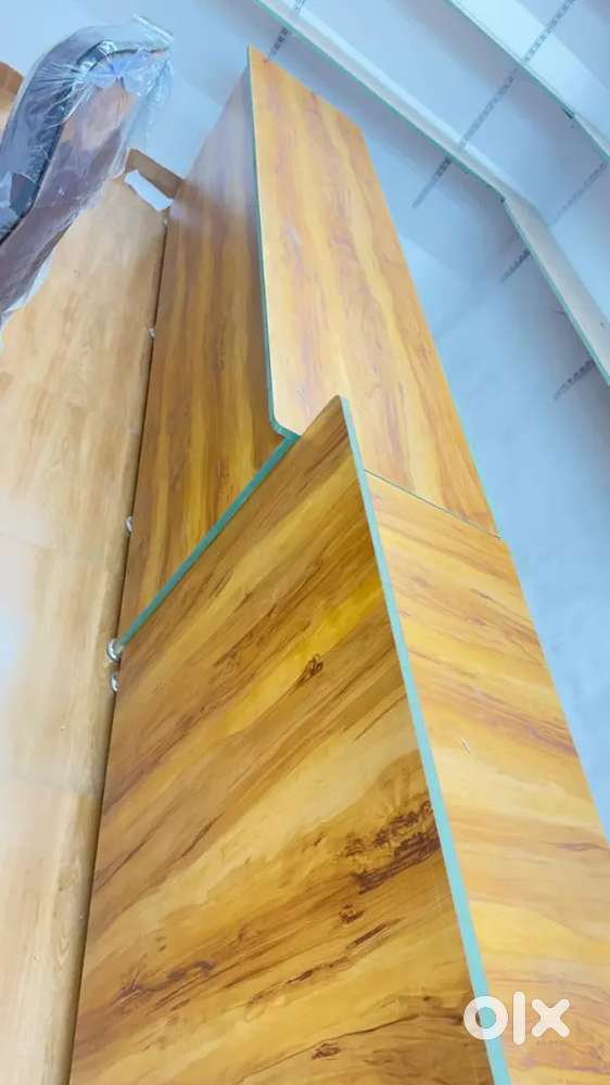 New wooden shop counter