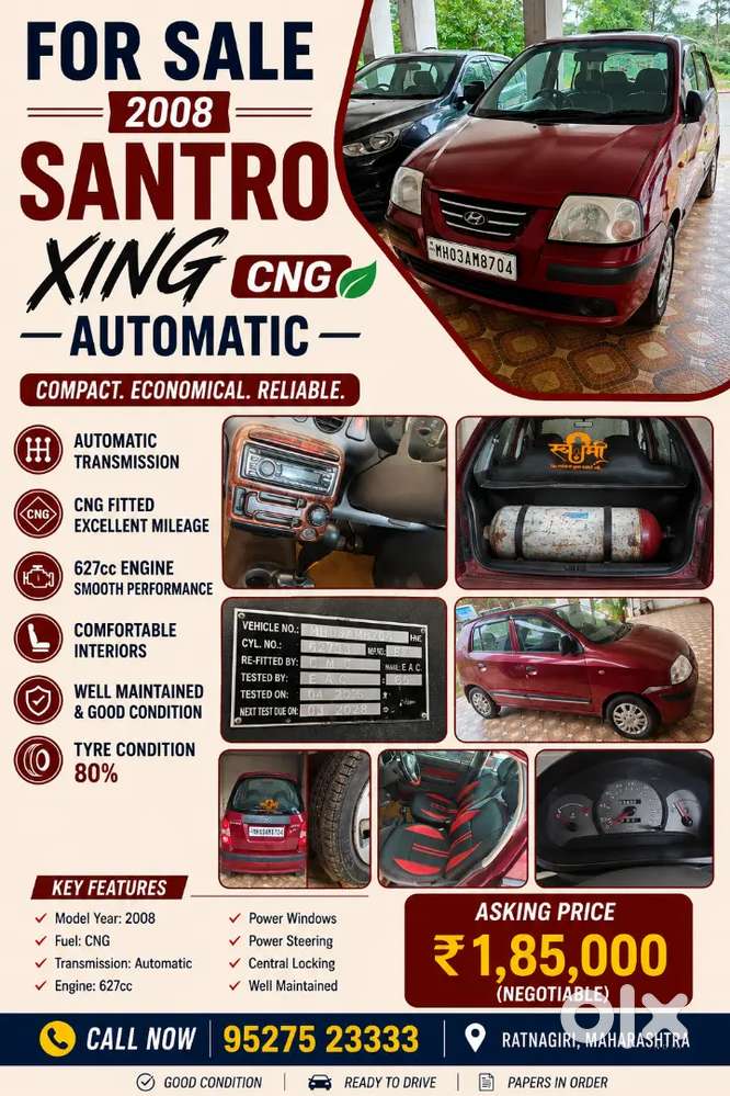 Just Take And Drive Hyundai Santro Xing Gl 2008