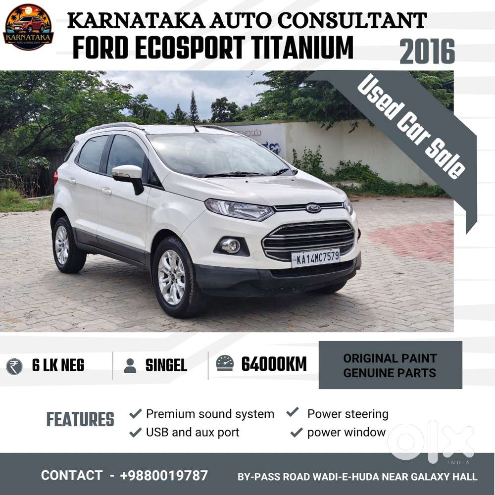 Ford Ecosport 1.0 Ecoboost Titanium, 2016, Diesel